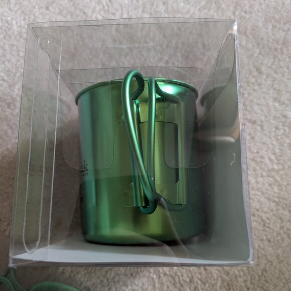 2 Snow Peak Titanium Anodized Cups/Mugs in Green, 450 mL - Picture 5 of 7